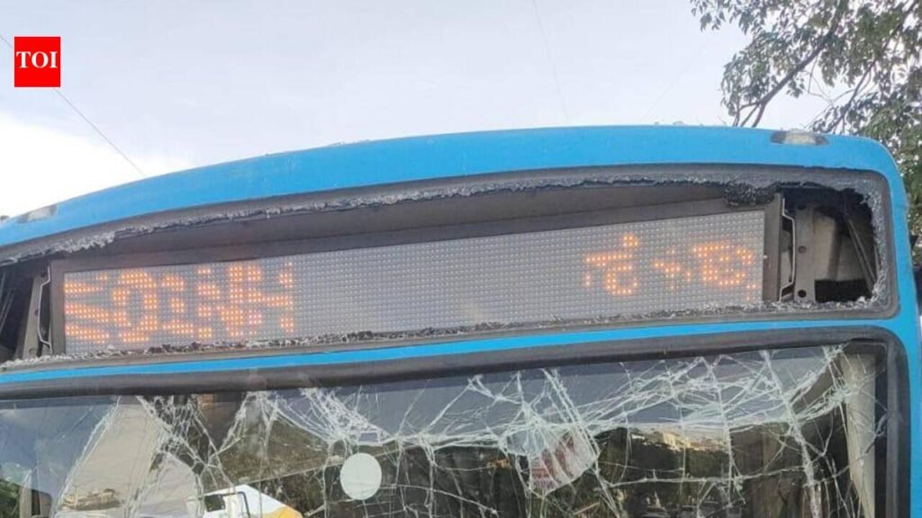 Two BMTC buses collide in Bengaluru, 3 injured | Bengaluru News