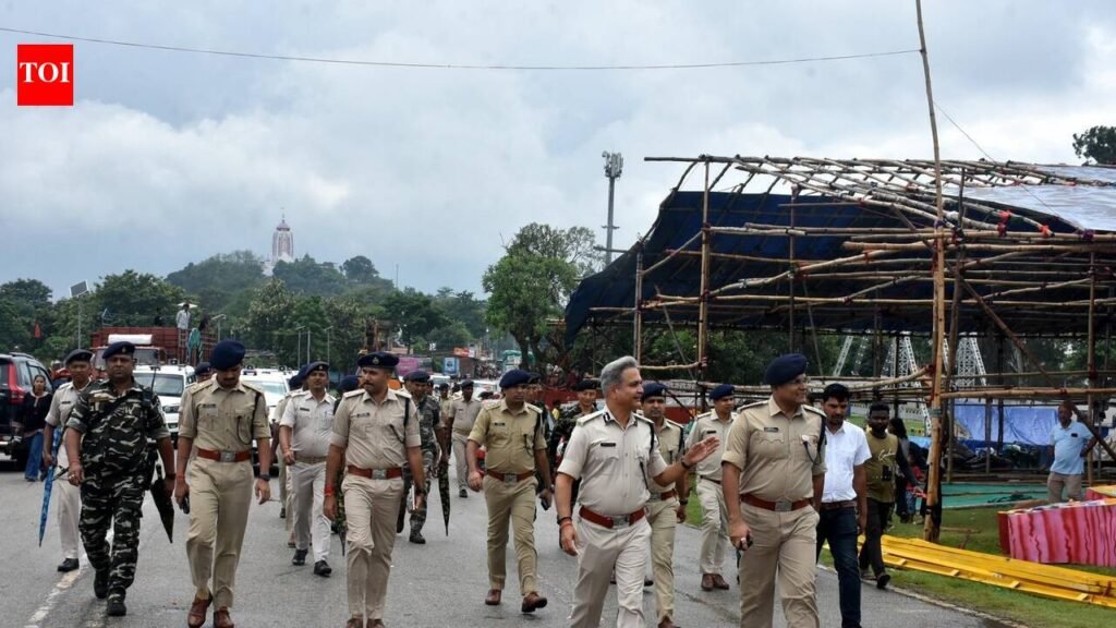 Ranchi police review Jagannath Rath Mela security plan, order CCTV coverage and anti-drug measures ahead of July 16 yatra | Ranchi News