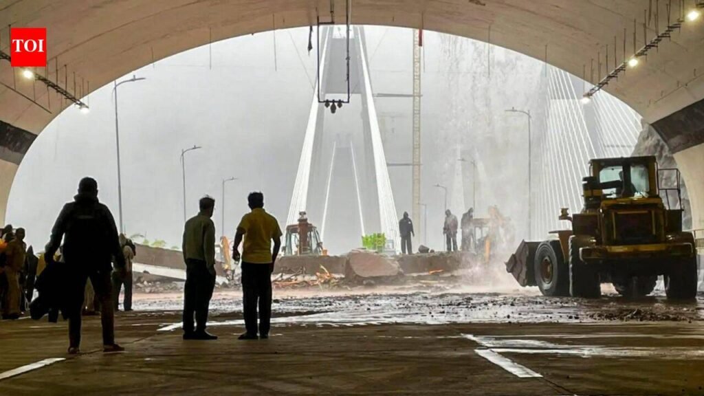 Potholes, now a landslide: Rs 6,695-crore Mumbai-Pune expressway link could not survive one monsoon | Pune News