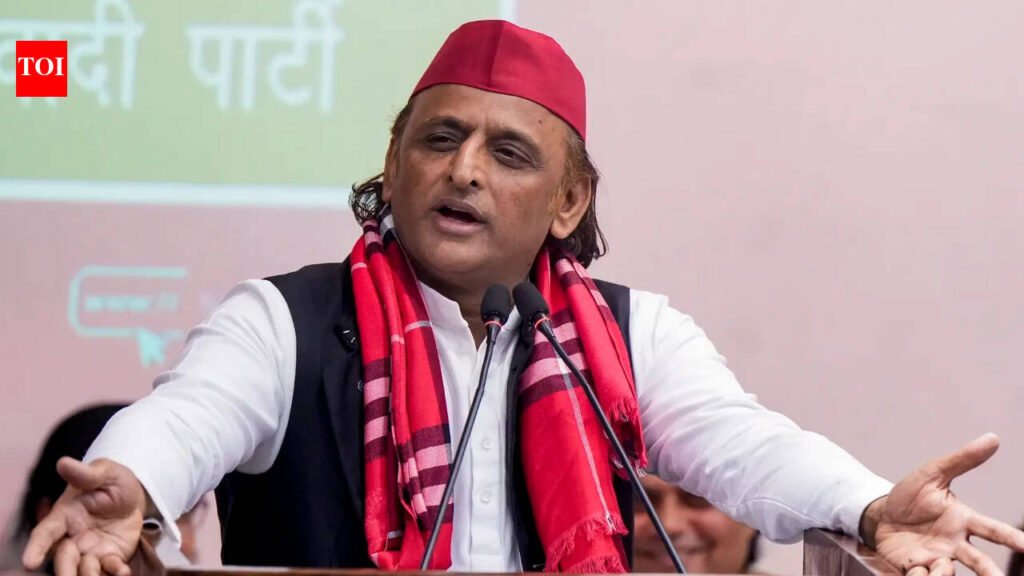 Delete post in 10 minutes or face FIR: Akhilesh Yadav to BJP MP over ‘false’ social media post | Lucknow News
