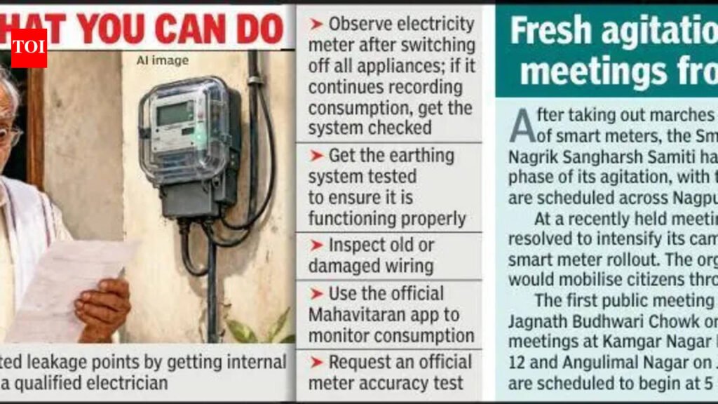 Smart meters record every unit, hidden leakages may be pushing up power bills: MSEDCL | Nagpur News