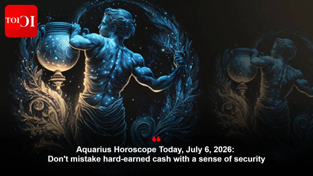 Aquarius Horoscope Today, July 6, 2026: Don’t mistake hard-earned cash with a sense of security