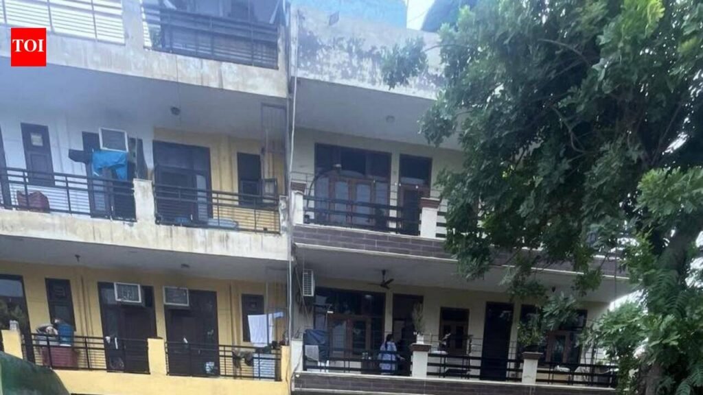 Under-construction sumpwell caves in after rain in Palam Vihar, raises safety concerns | Gurgaon News