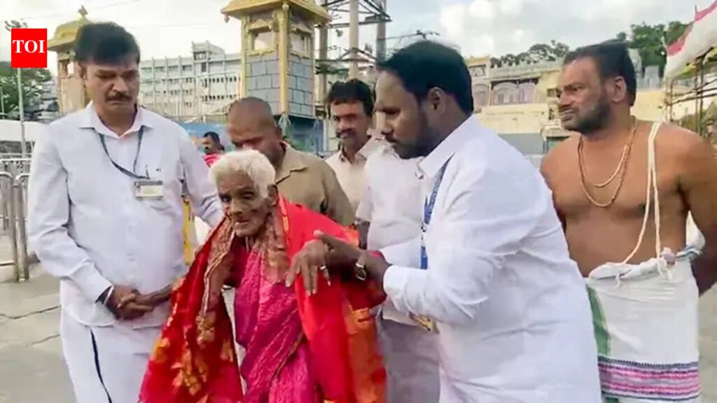 116-year-old grandma climbed Tirumala on foot; reminds millions that dream and devotion never grow old |