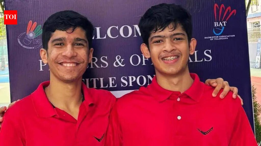 Qualifiers Sairaj Nayse-Satya Chauhan go down fighting against fourth seeds at All India Sub Junior Ranking Badminton tournament in Bengaluru | Jaipur News