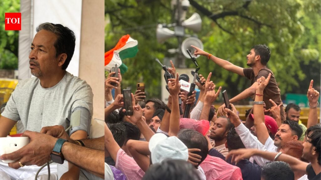 Day 18 of CJP protest: Sonam Wangchuk’s Jantar Mantar fast enters 10th day; Abhjeet Dipke hails high court order on party’s X handle | Delhi News