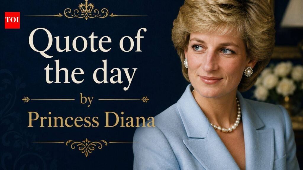 Quote of the day by Princess Diana: “I think the biggest disease the world suffers from in this day and age is…” | World News