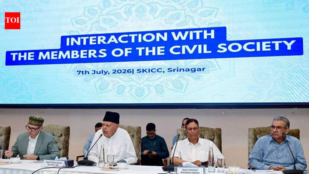 Before Delhi protest, NC secures Kashmir civil society’s resolution for restoration of statehood | India News