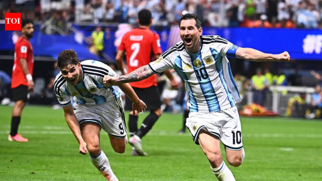FIFA World Cup: Lionel Messi scripts history, surpasses Diego Maradona to become all-time assists leader as Argentina edge Egypt in R16 | Football News
