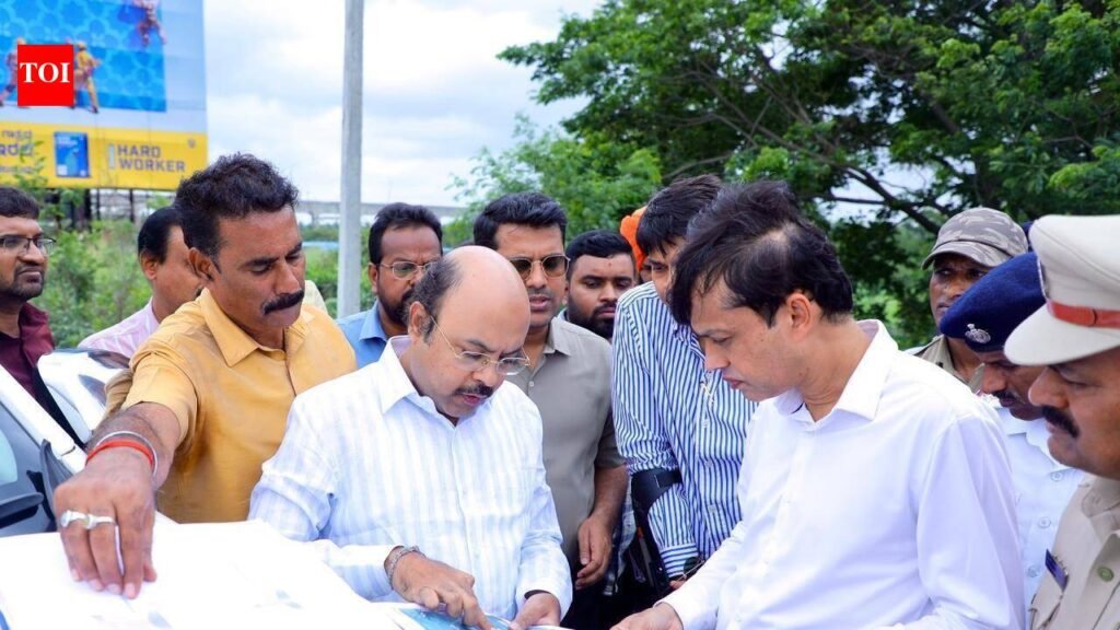 Yatindra reviews flyover work, stresses quality | Mysuru News