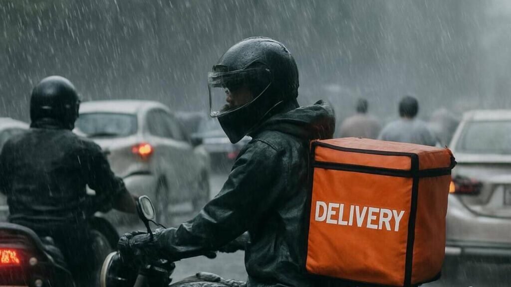Quick commerce slows down, riders face challenges amid Pune rains | Pune News