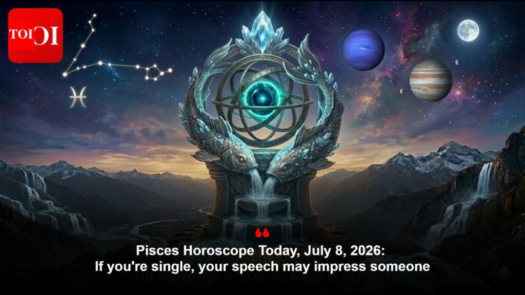Pisces Horoscope Today, July 8, 2026: If you’re single, your speech may impress someone