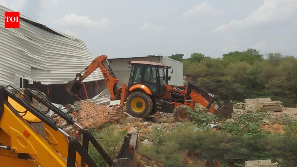 Days after two foresters assaulted, 1 acre of protected Aravali land cleared in Faridabad | Gurgaon News
