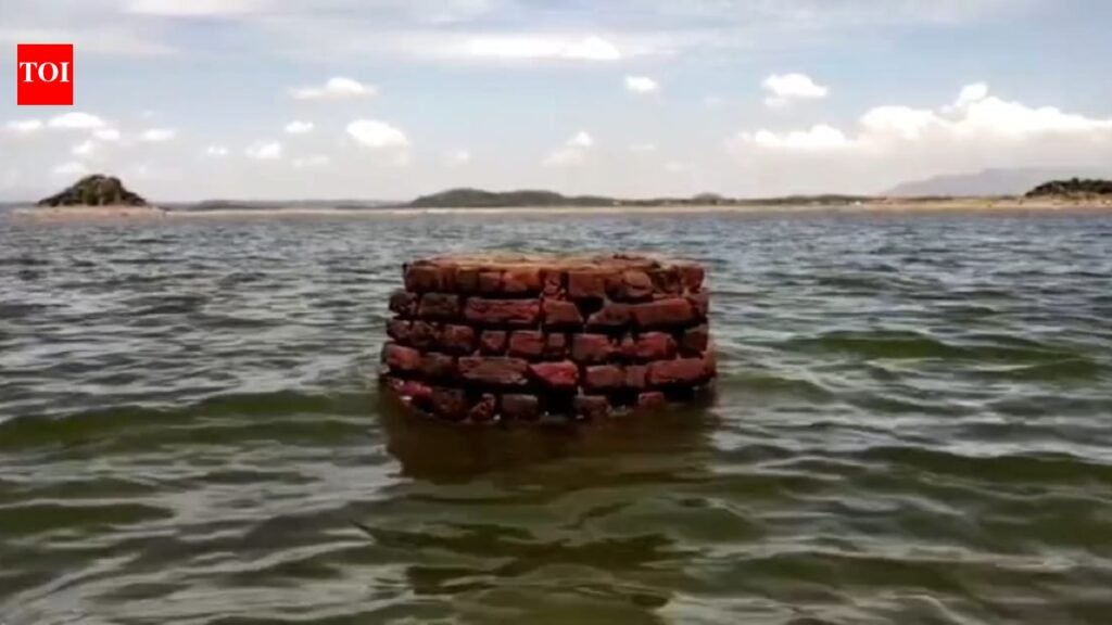 Spire of submerged church appears as Mettur dam’s water level dips | Coimbatore News
