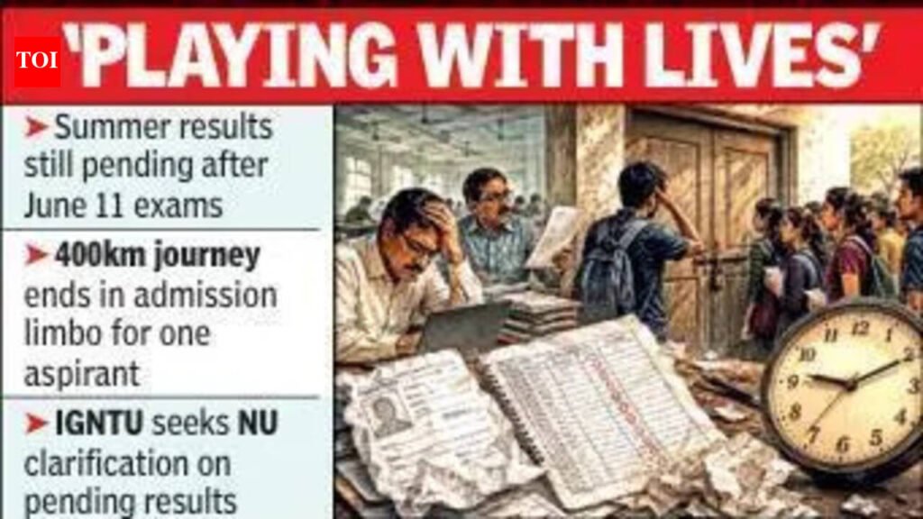 NU result delay leaves PG aspirants in limbo | Nagpur News