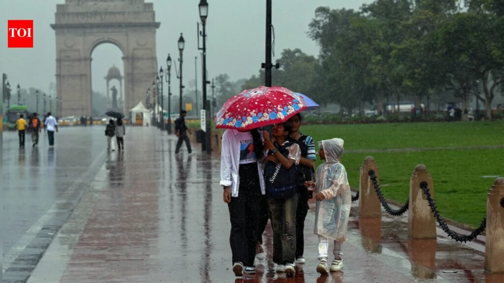 Heavy rain lashes parts of Delhi-NCR; IMD issues ‘yellow’ alert | Delhi News