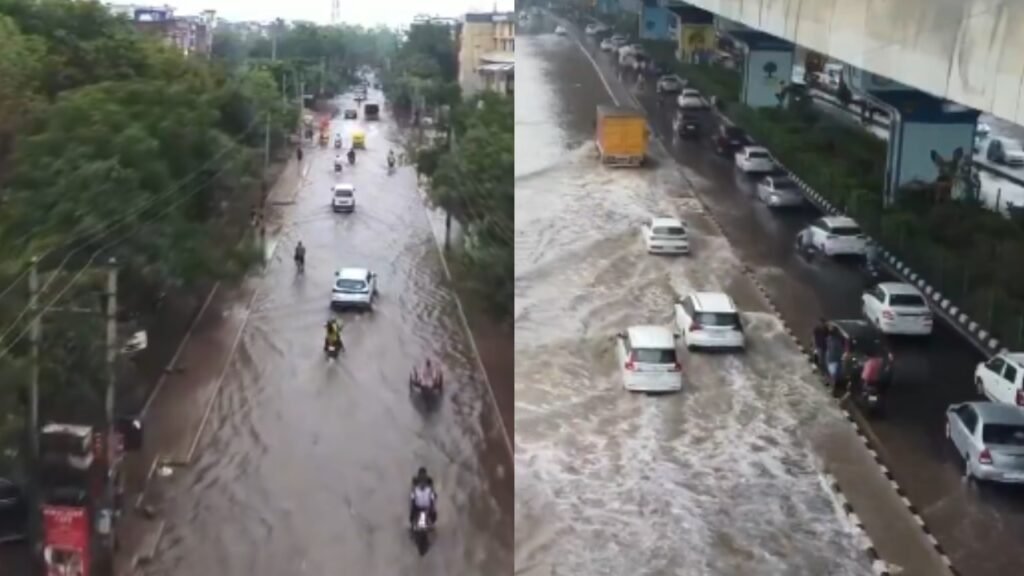 Monsoon fury grips Gurgaon: 115mm rain in 33 hours triggers waterlogging, traffic chaos | Gurgaon News