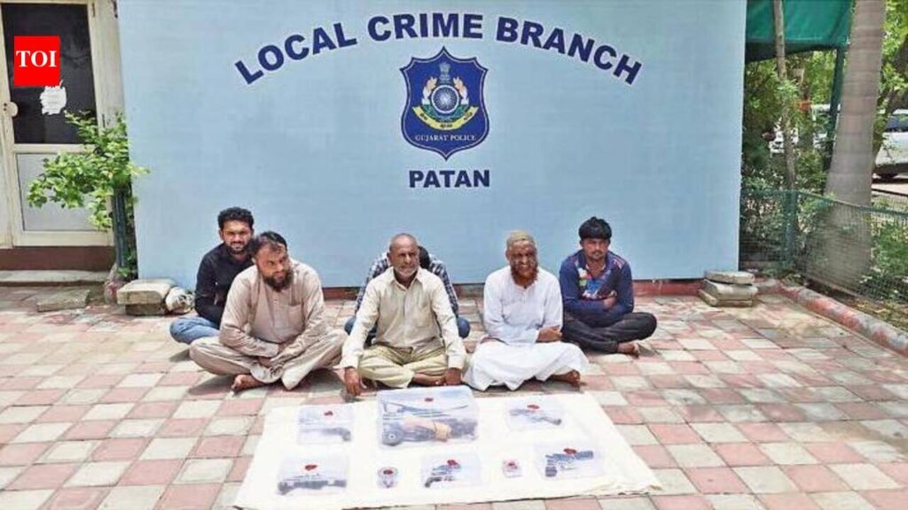 Six arrested with pistols, cartridges in Patan | Rajkot News
