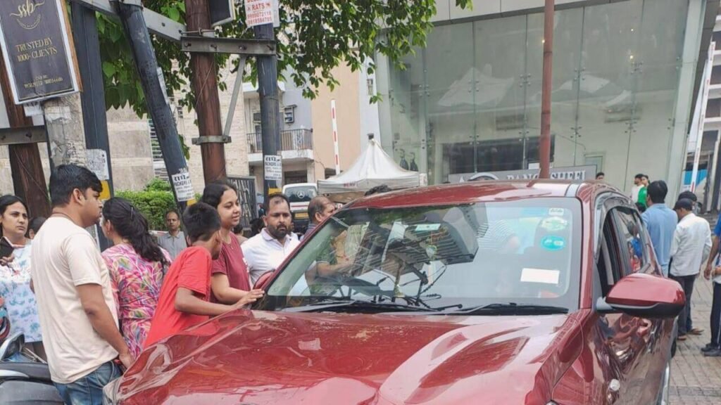 7 injured as car rams into group of children outside Greater Noida West society | Noida News
