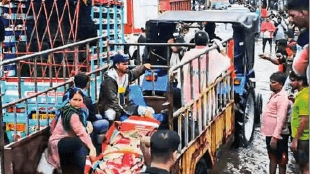 Doctor and his tractor rush to aid of woman in labour in flooded Nalasopara | Mumbai News
