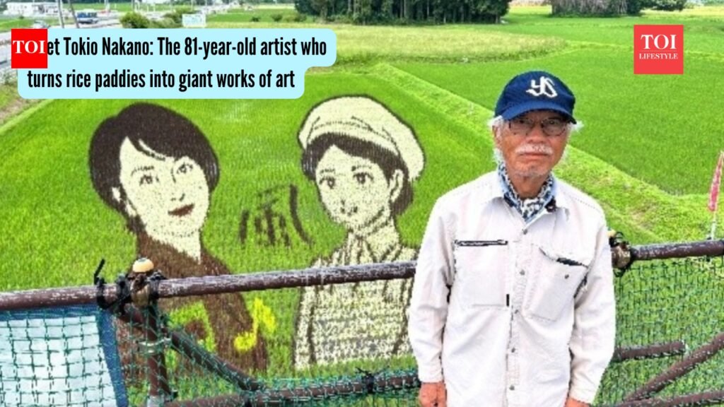 Meet Tokio Nakano: The 81-year-old artist who turns rice paddies into giant works of art