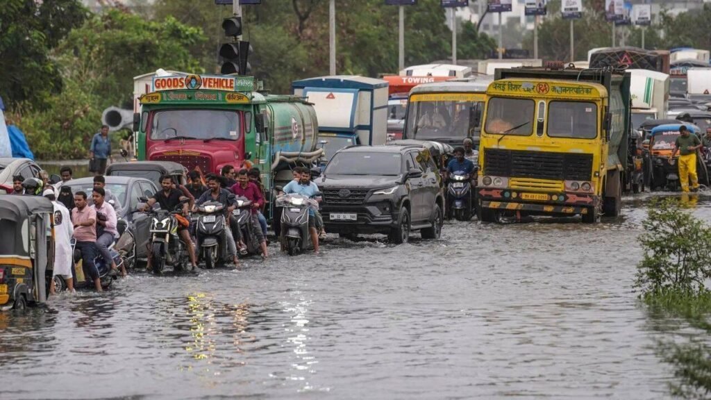 Delhi drenched: Tukhmirpur gets 160mm rainfall in 24 hours; uprooted trees and traffic chaos paralyse city | Delhi News