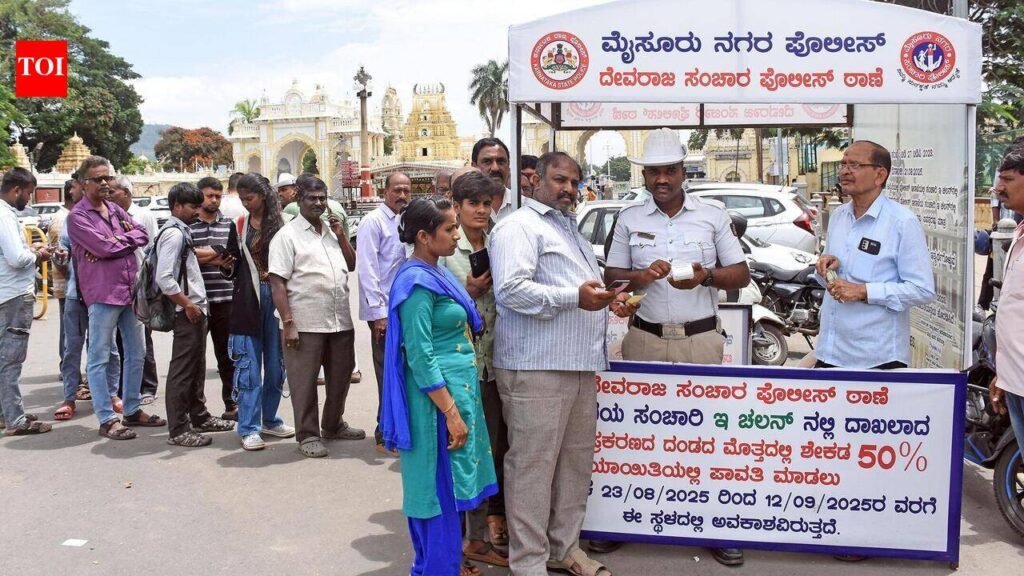 50% discount scheme helps police recover ₹4.1 crore in 18 days | Mysuru News