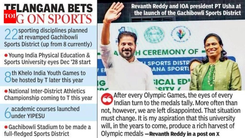 Young India sports varsity to be ready by Dec 2028: CM | Hyderabad News