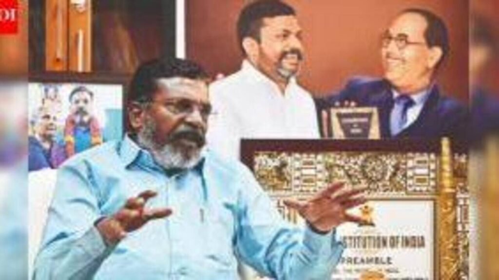 Stop pointing fingers at me, question Vijay instead: Thiruma | Chennai News