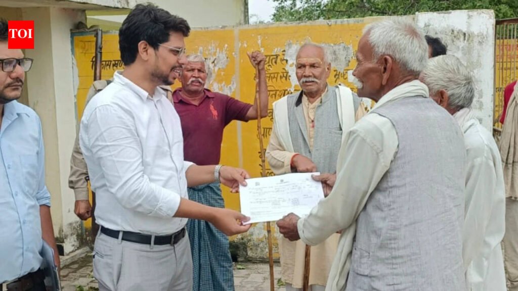 SDM’s out-of-the-box move fixes 35-year-old land dispute in UP’s Mahoba | Lucknow News