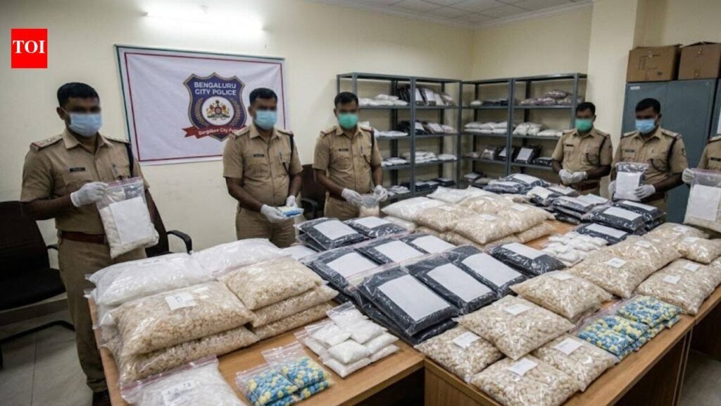 Bengaluru police bust international drug trafficking network, arrest 8; narcotics worth Rs 60.86 crore seized | Bengaluru News