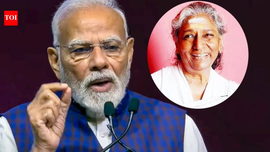 S. Janaki Death: PM Modi pays tribute to veteran singer S. Janaki; says her passing is an ‘irreparable loss’ to music | Tamil Movie News