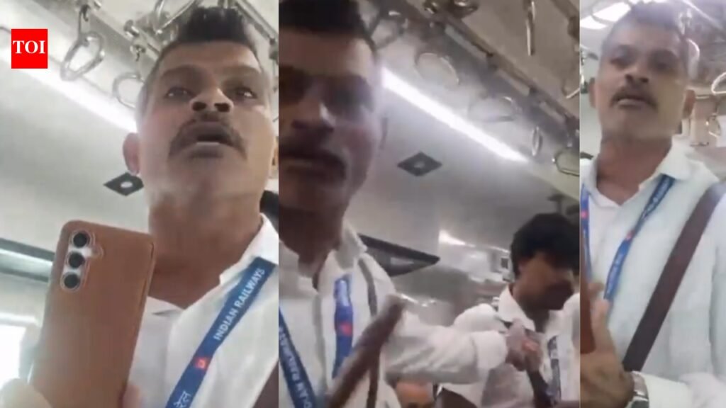 Watch: Passenger, TC clash over Marathi language on Mumbai local; Railway authorities order probe | Mumbai News