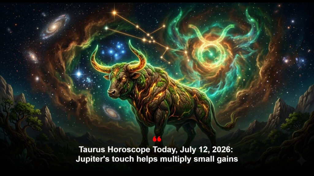 Taurus Horoscope Today, July 12, 2026: Jupiter’s touch helps multiply small gains