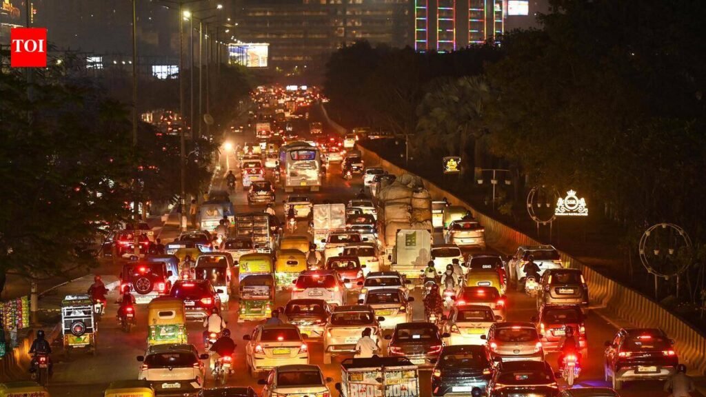 Six months on, Gaur City underpass work chokes traffic, tests patience | Noida News