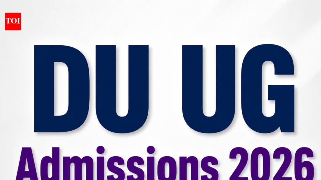 DU UG 2026 simulated rank list released for over 2.06 lakh candidates