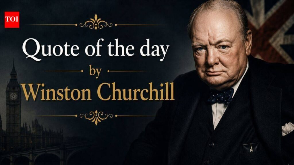 Quote of the day by Winston Churchill: “Personally, I’m always ready to learn, although I do not…” – know why real learning often begins when comfort ends | World News