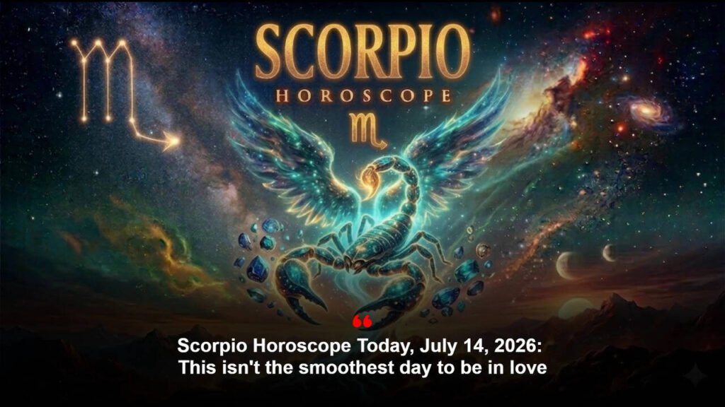 Scorpio Horoscope Today, July 14, 2026: This isn’t the smoothest day to be in love