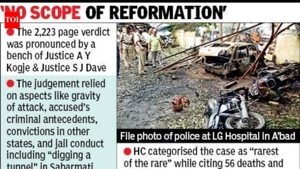 Terror struck at India’s sovereignty, says HC while confirming 38 deaths | Ahmedabad News