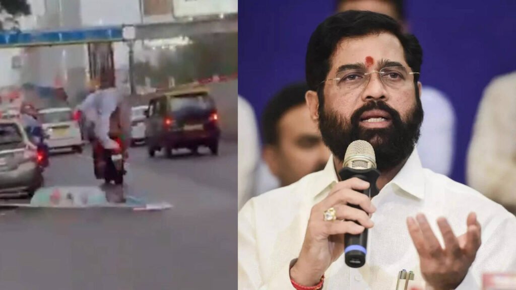 Deputy CM Eknath Shinde orders action in banner collapse, seeks audit of all hoardings in Thane | Thane News