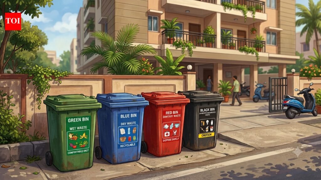 Four bins, zero clarity: Bengaluru residents seek answers on new waste rules | Bengaluru News