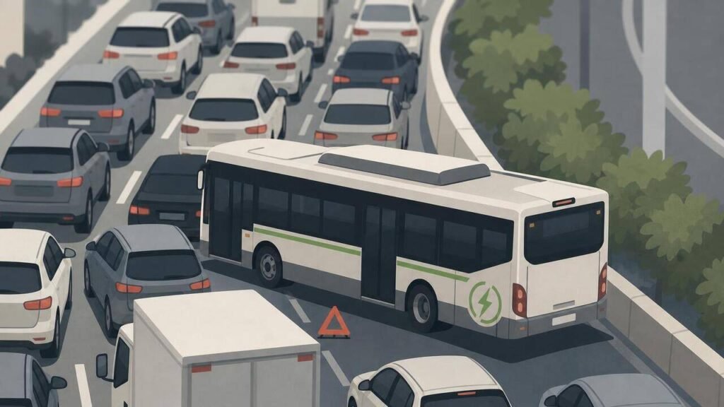 Dysfunctional PMPML bus causes serious traffic jam for over 2 hours on Airport road in Pune | Pune News