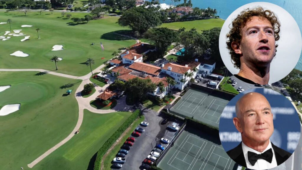 Mark Zuckerberg and Jeff Bezos may have enough money to buy entire countries, but they cannot buy their way into this exclusive club on Florida’s ‘Billionaire Bunker’
