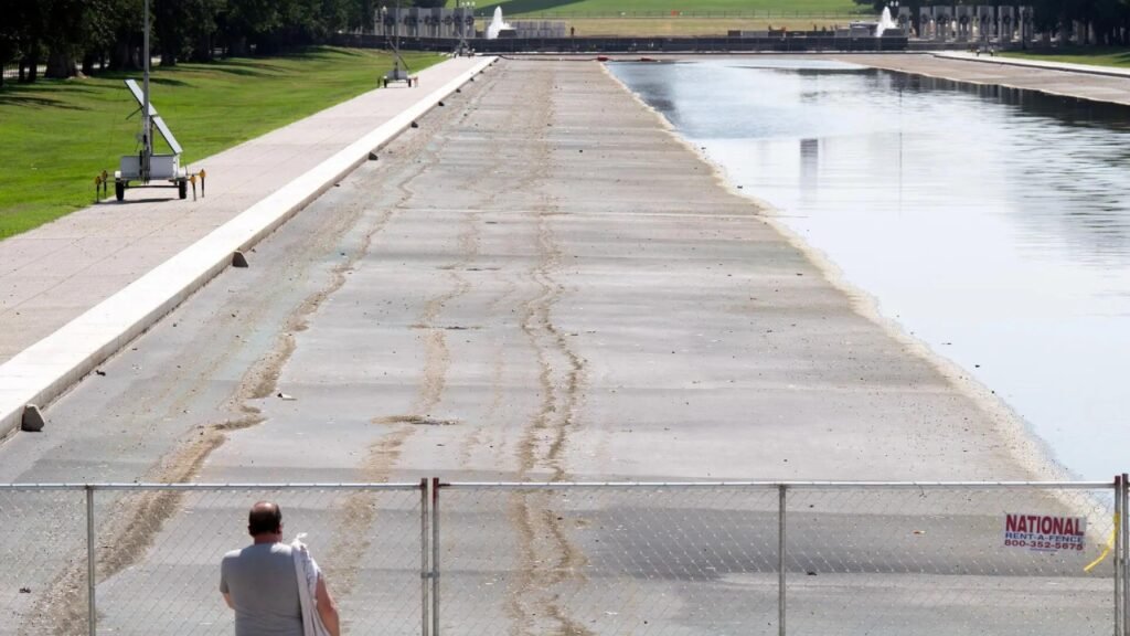 Why was Washington reflecting pool drained again weeks after $14M renovation | World News
