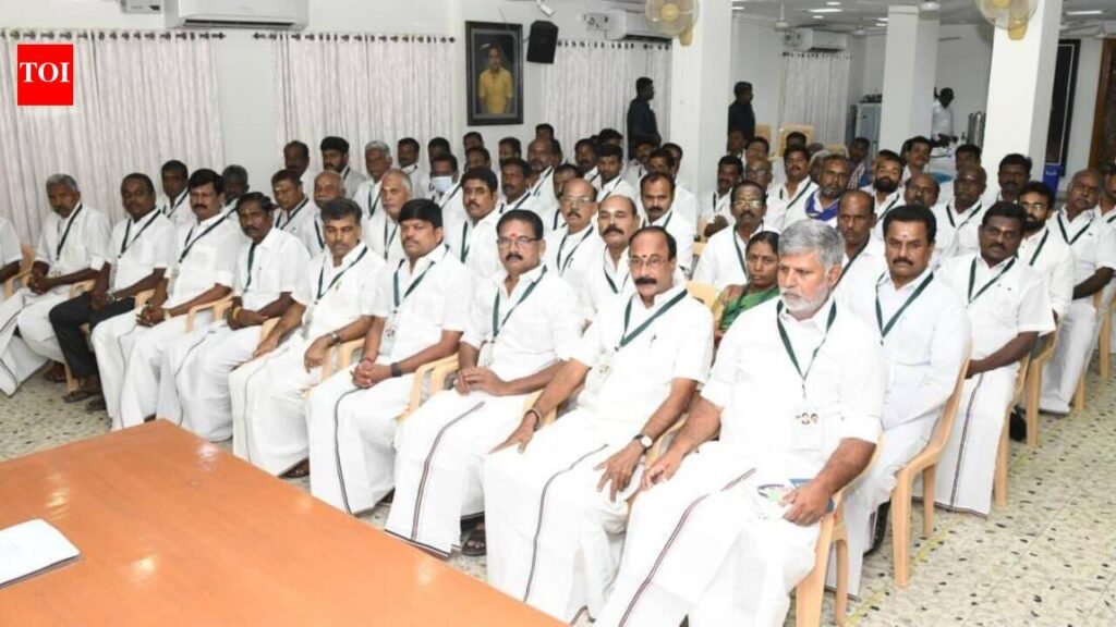 TVK govt will fall in few months, EPS tells AIADMK functionaries | Chennai News