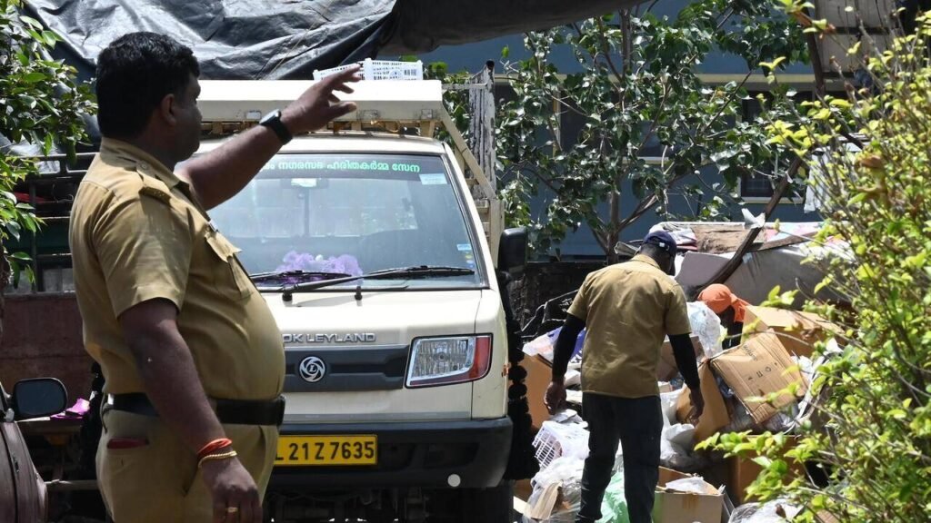 Illegal garbage dumping raises fresh concerns at reclaimed Erumakuzhy site near Chalai | Thiruvananthapuram News
