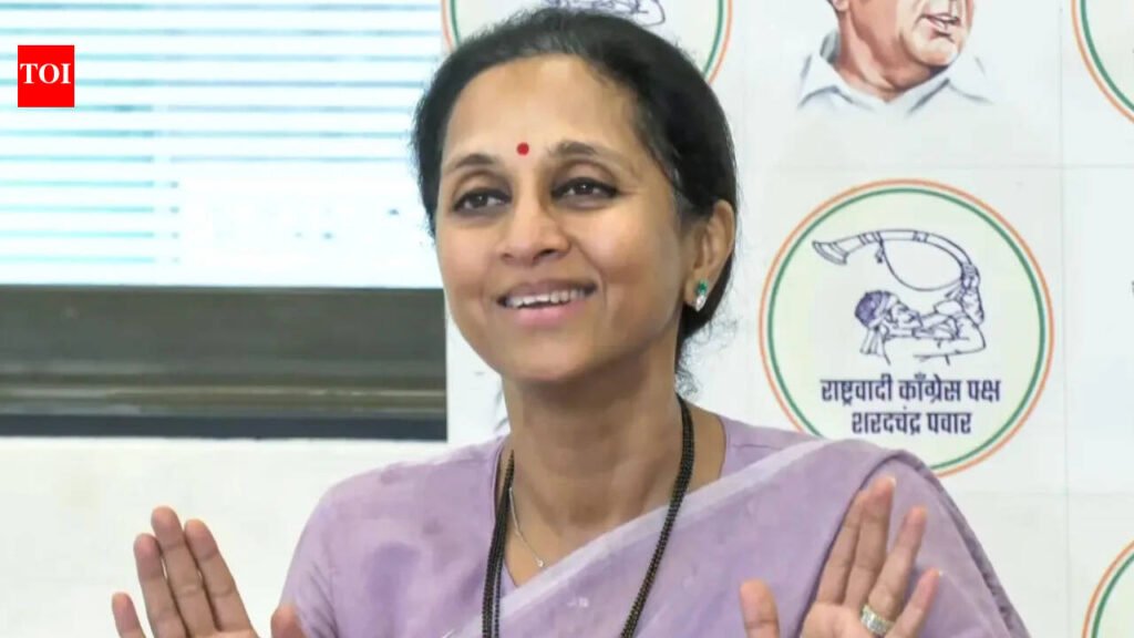 Supriya Sule: Sule hints at support for govt’s delimitation bill as buzz about NCP (SP) moves grows | Mumbai News