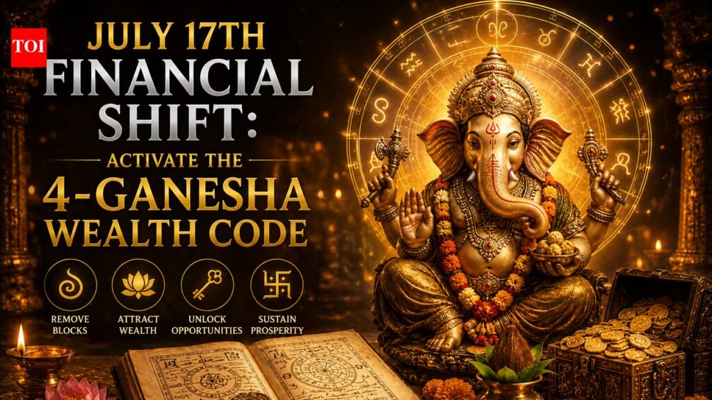 Financial Shift on July 17th : Activate the 4-Ganesha Wealth Code