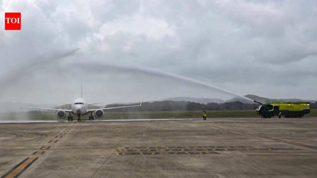 First international flight takes wing from Navi Mumbai airport, opening its global gateway | Mumbai News
