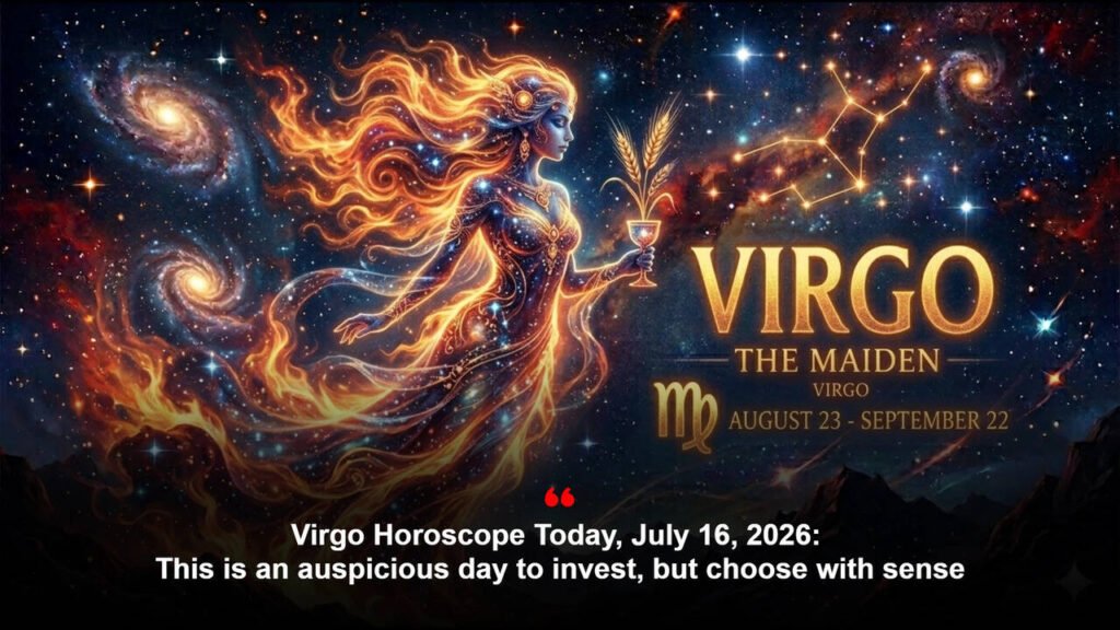 Virgo Horoscope Today, July 16, 2026: This is an auspicious day to invest, but choose with sense